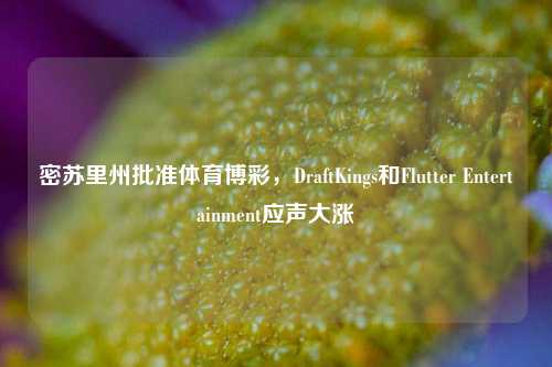 密苏里州批准体育博彩，DraftKings和Flutter Entertainment应声大涨