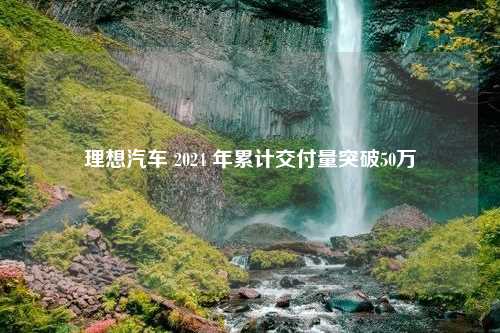 理想汽车 2024 年累计交付量突破50万