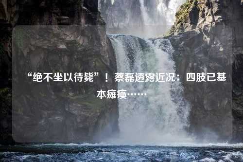 “绝不坐以待毙”！蔡磊透露近况：四肢已基本瘫痪……