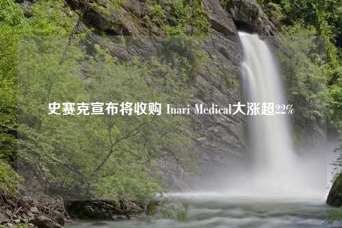 史赛克宣布将收购 Inari Medical大涨超22%