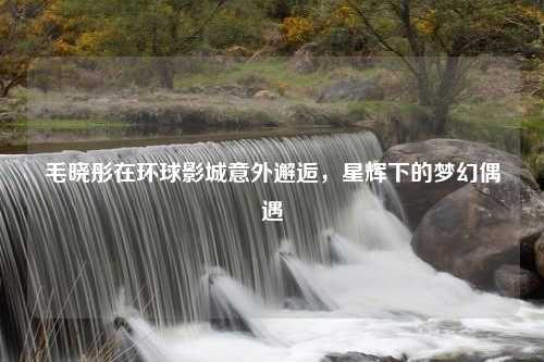 毛晓彤在环球影城意外邂逅，星辉下的梦幻偶遇
