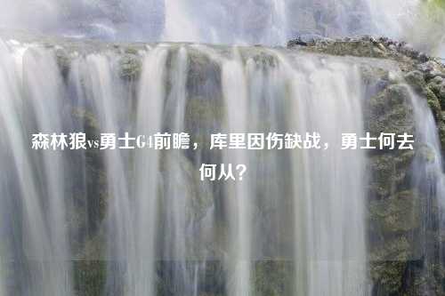森林狼vs勇士G4前瞻，库里因伤缺战，勇士何去何从？